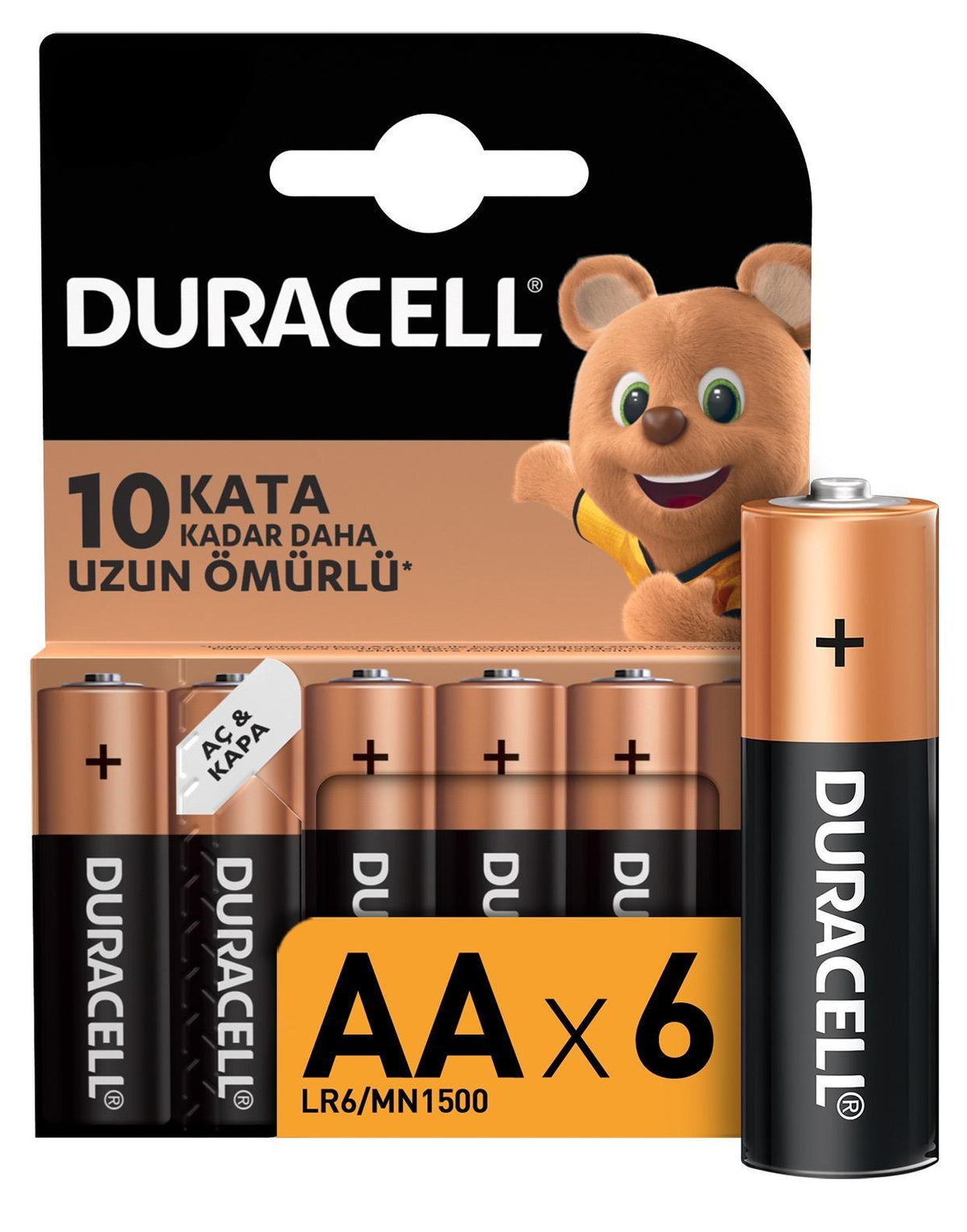 Duracell Basic Kalem Pil 6 Lı AA*10